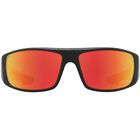 LOGAN, Matte Black Orange Flames-Happy Gray Green with Red Mirror, hi-res image number null